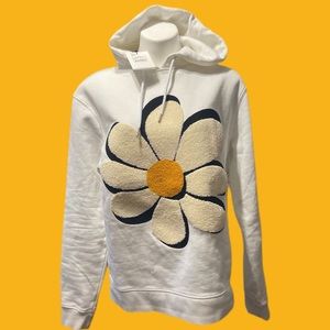 Sandro daisy print hoodie